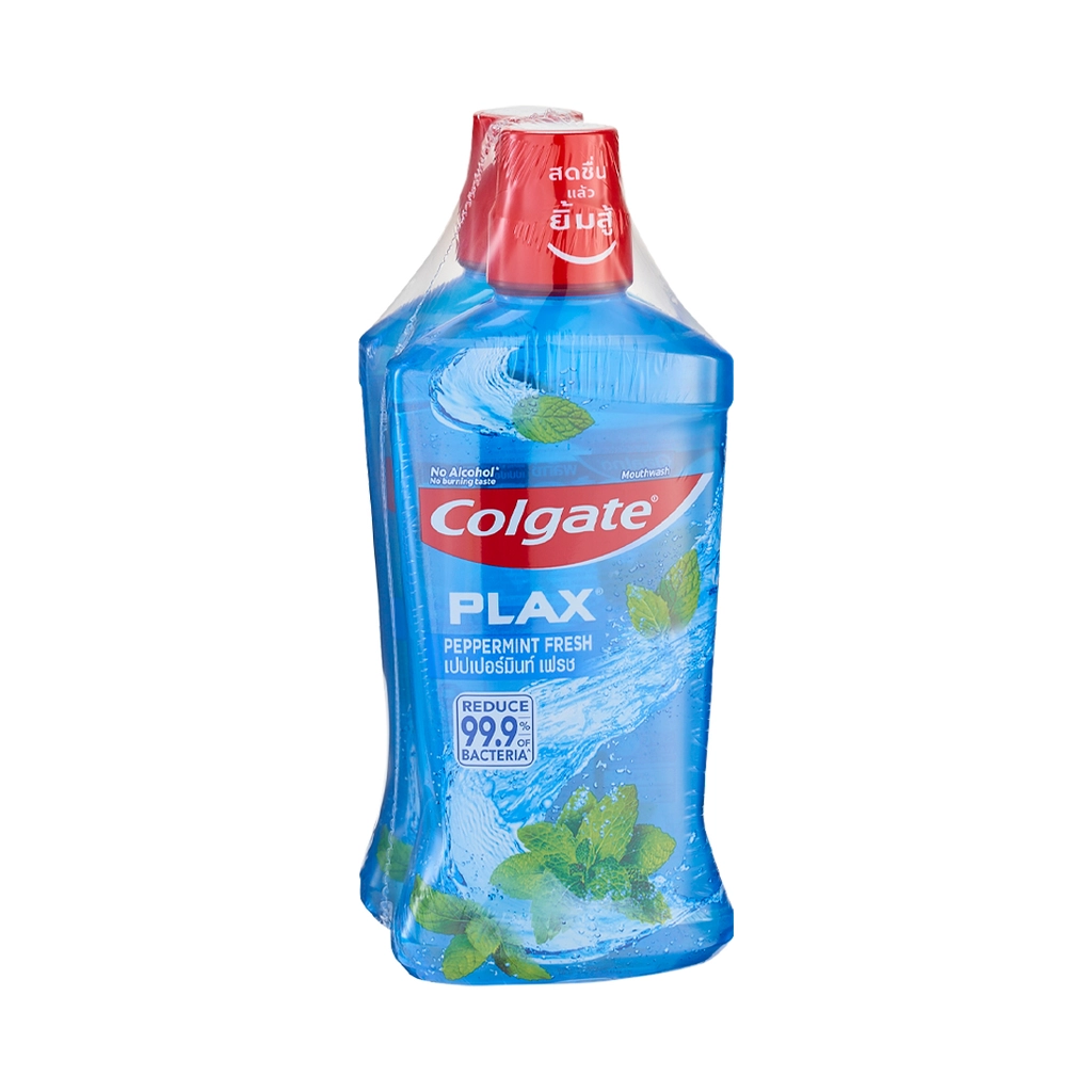 Colgate Plax Pepper Mint 750ML. Pack 2