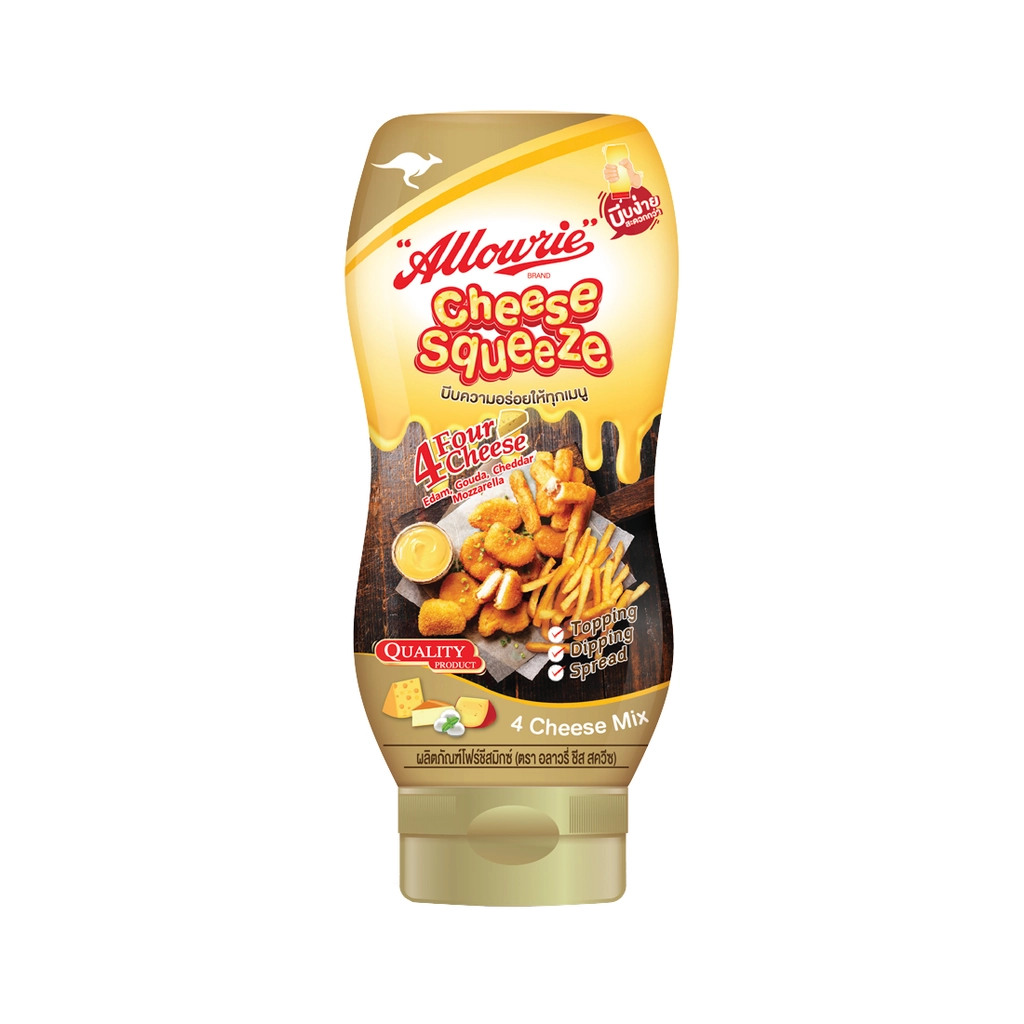 Allowrie Allowrie Cheese Squeeze Four Cheese Mix 310G.