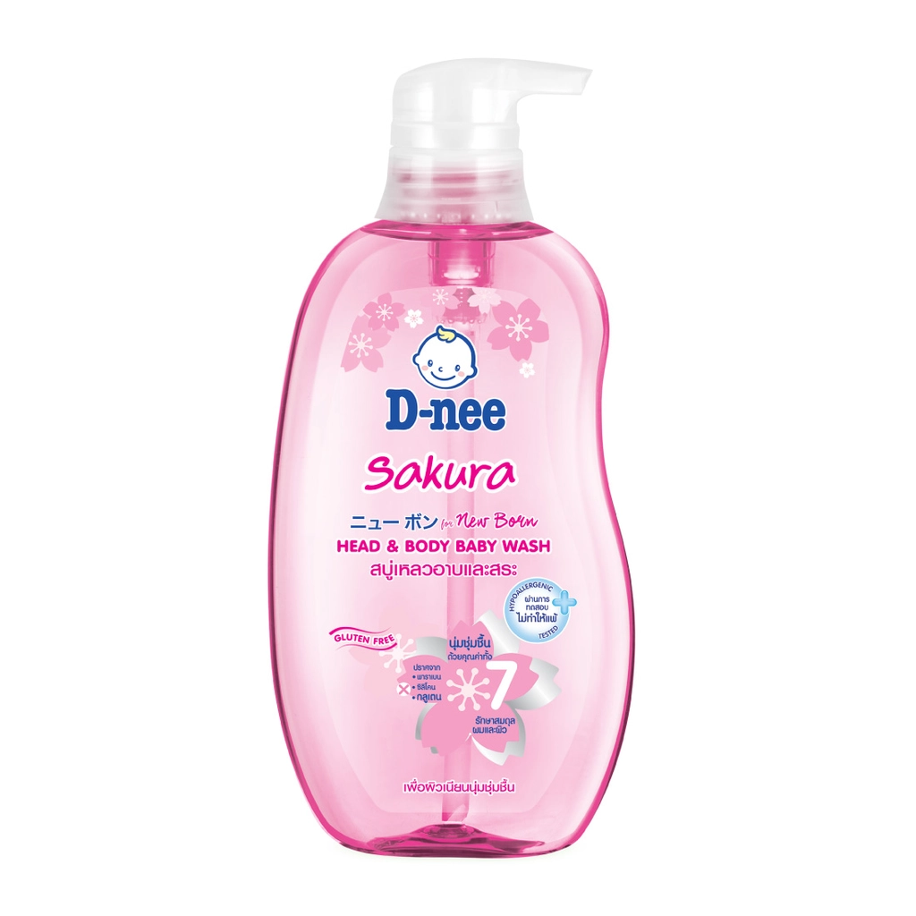 ダイアナ　Noema Body Wash 3個セット D-NEE Sakura For Newborn Head & Body Baby Wash 380ML.