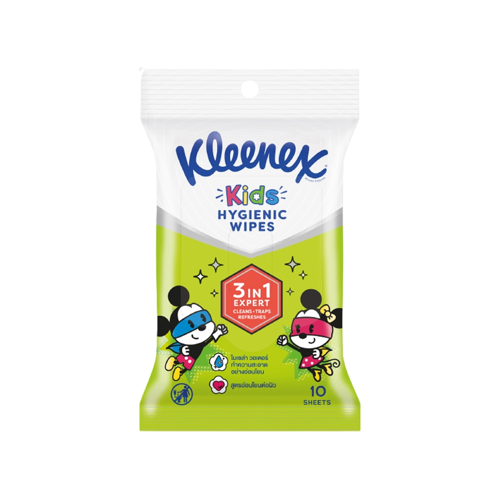 Cleanex Kid Kleenex Kids Hygienic Wipes 10 sheets
