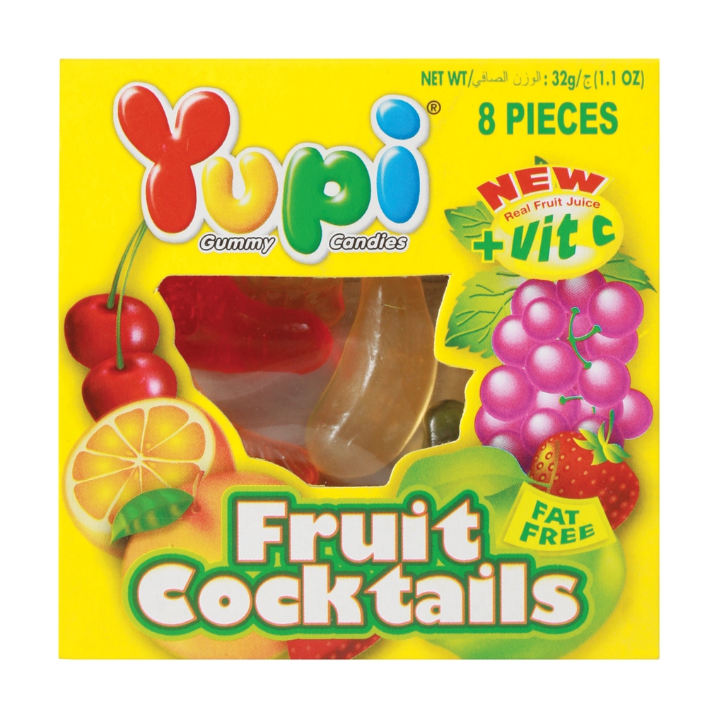 Yupi Fruitcocktails 32G.