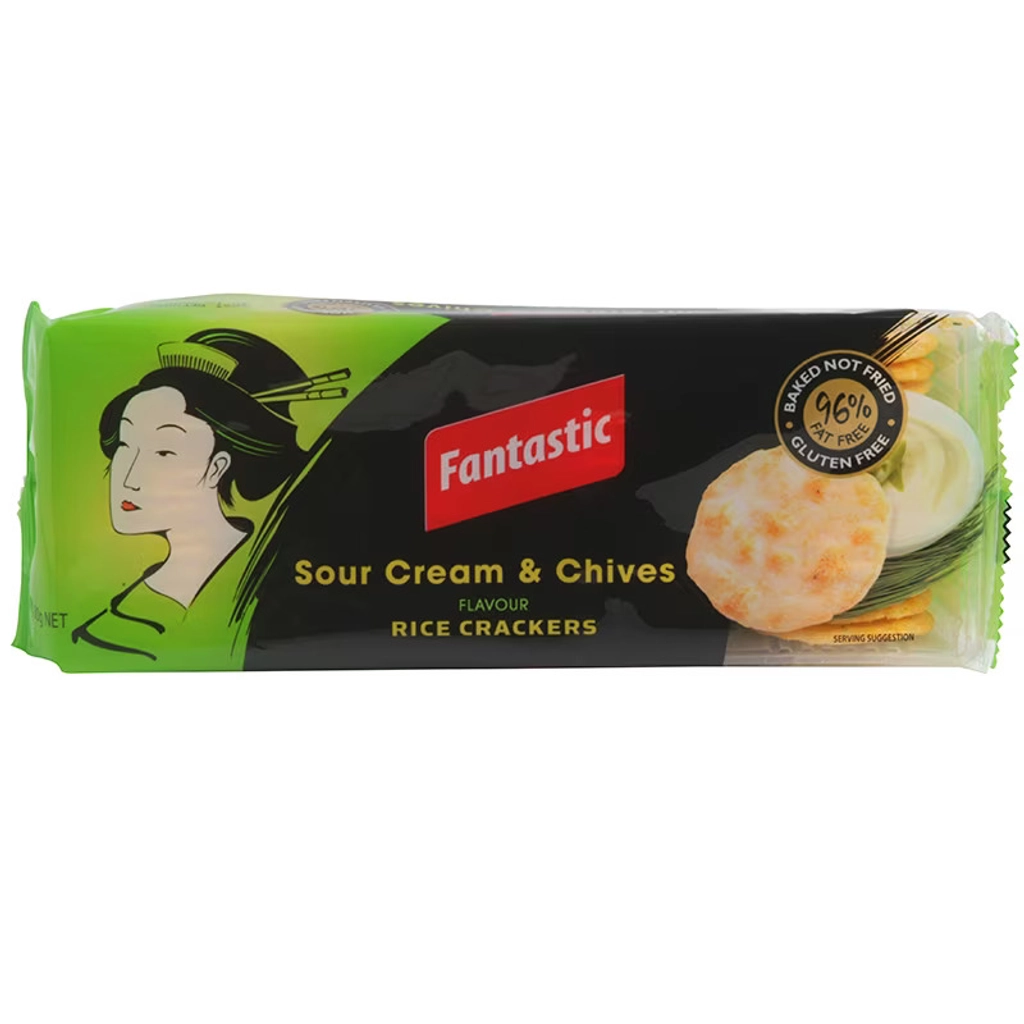 แฟนทัสติก ไรซ์แครกเกอร์ซาวครีม&ไชวัส100G
